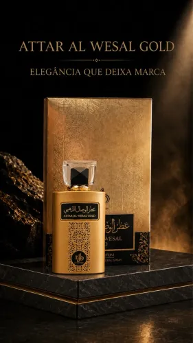 Perfume Árabe Attar Al Wesal Gold - Al Wataniah Original 100ml