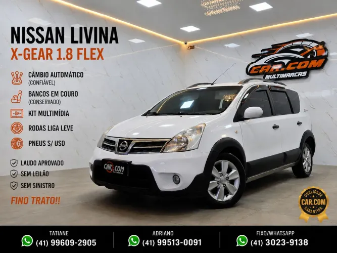 Nissan Livina X-gear Sl/X-gear 1.8 Flex F. Aut. 2012