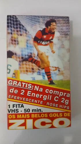 Fita vhs os mais belos gols de zico usada