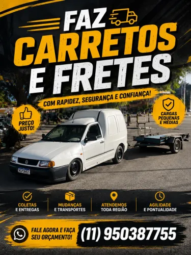 Carretos, Fretes e Mudanças | Cargas Pequenas e Médias - Sbc e região