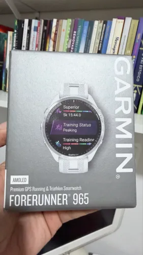 Relógio Garmin Forerunner 965 Com Gps 47mm Branco