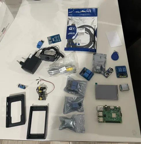 Título: Kit Raspberry Pi 3 Model B + Tela Touch 3,5? + Sensores e módulos