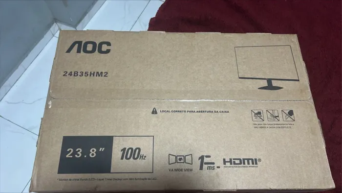 Monitor AOC 24 polegadas 100hz - lacrado