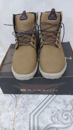 Bota Coturno Marrom Couro nr41