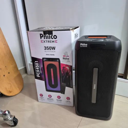 Caixa de Som Amplificada Philco Extreme Flash Lights 350W (PCX4501