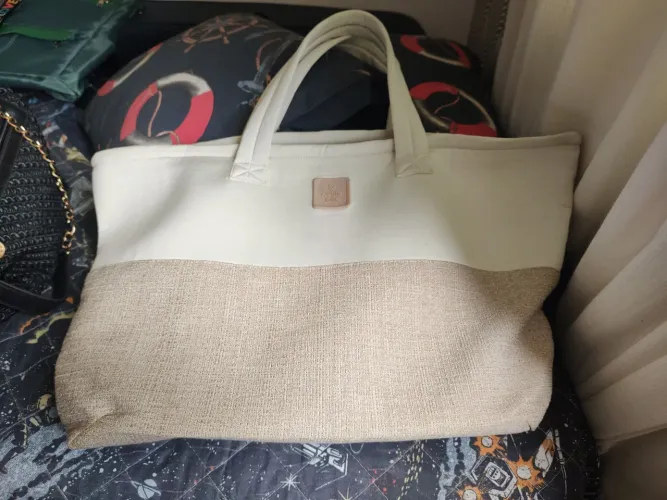 Bolsa bege Petit Jolie original 