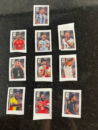 Figurinhas avulsas da coca cola Copa 2026
