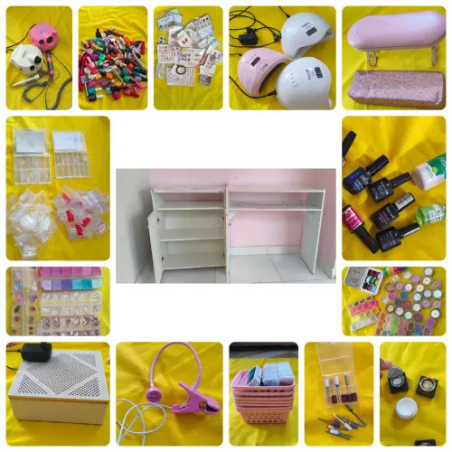 Materiais de unha de gel ,materiais novos e seminovos!!