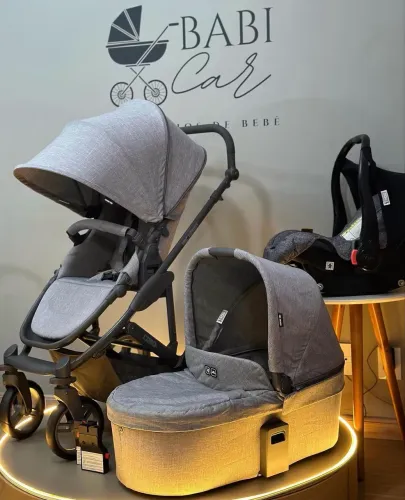 Carrinho de bebê - Abc Design COMO 4 - Cinza