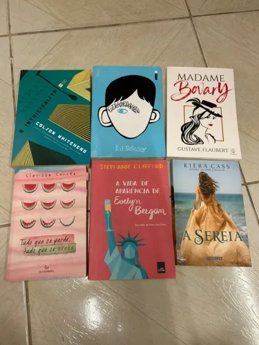 Livros (combo): kit de 6 livros diversos