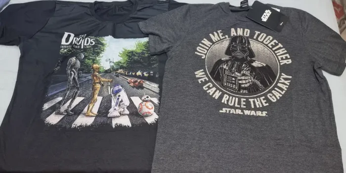 CAMISAS TEMÁTICAS STAR WARS. 
