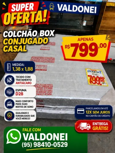 CAMA BOX CASAL ORTOBOM ESPUMA D28..CHAMA NO WHATSAPP *29