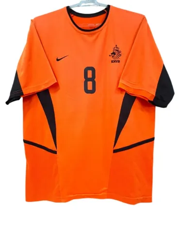 Camisa Original Holanda 2002 #8 Davids