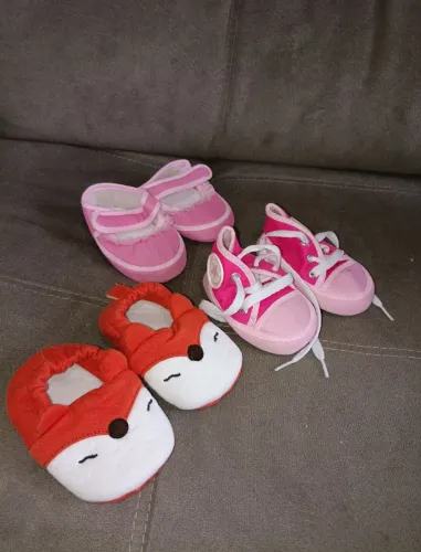Sapatinhos de pano bebê ( Leia descrição )