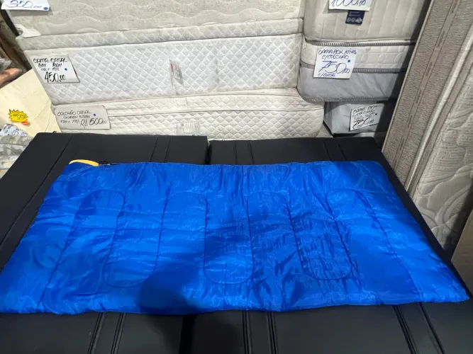Saco De Dormir Infantil Quechau Azul e Amarelo