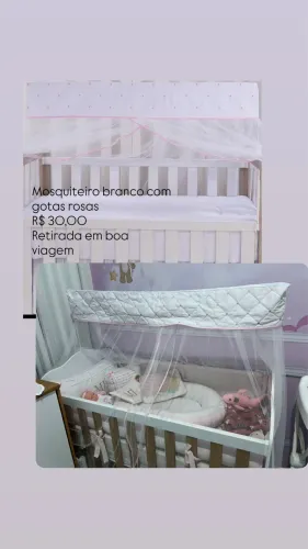 Mosquiteiro bebê menina 