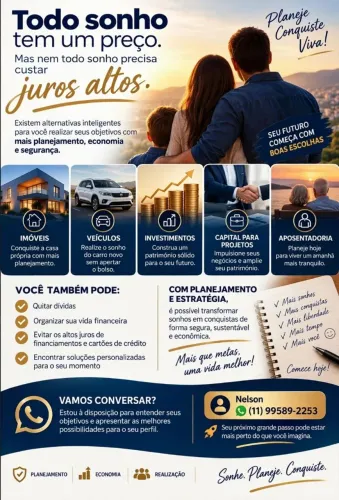 Solução financeira-imoveis veículo e investimento