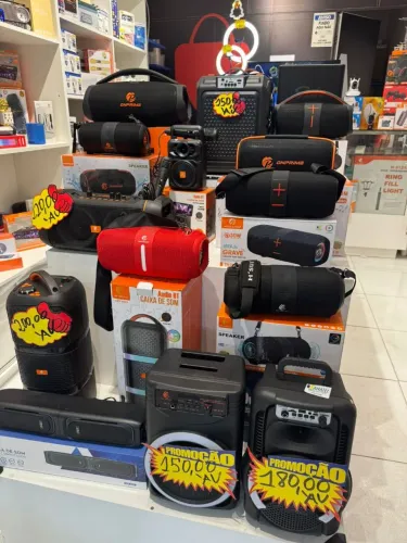 Som BLUETOOTH PORTÁTIL variados promoção