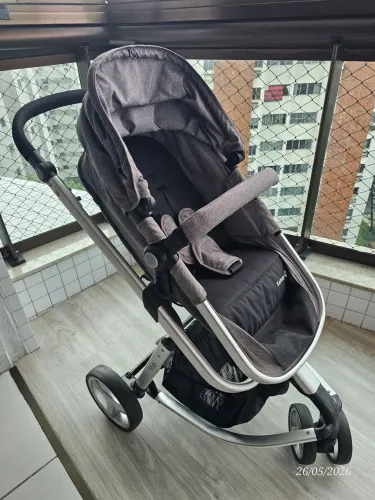 Carrinho de Bebê Safety 1st Mobi Duo 3 Rodas até 15kg