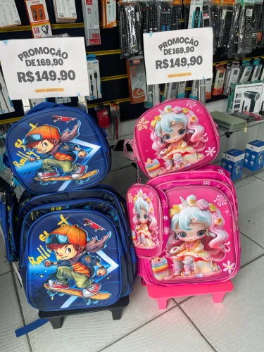 Mochila de carrinho promoção
