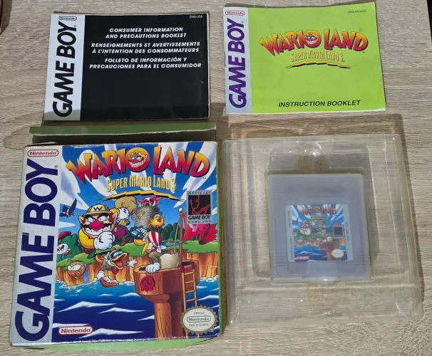 Wario land original americano completo de game boy