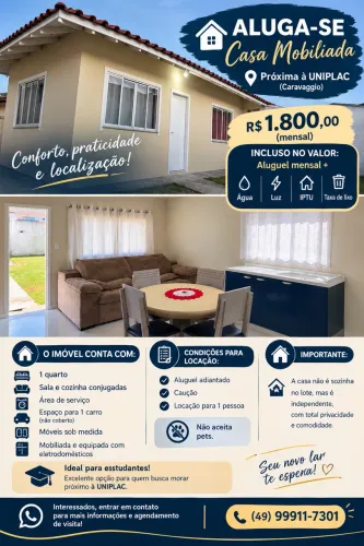 Casa para locação