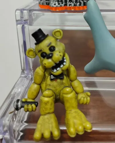 Mini Funko Five Nights at Freddy's Golden Freddy Actim<br>