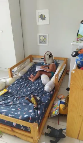 CAMA MONTESSORIANA INFANTIL SOLTEIRO