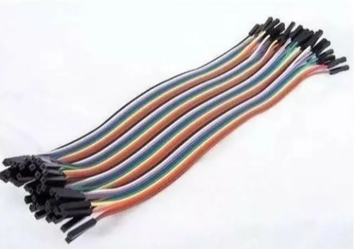 Cabo Jumper 20cm Femea X Femea 20 Unidades Arduino - Protoboard - Robotica COD-CP1 