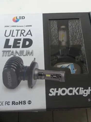 Led ultra led h13 shocklight nova na caixa garantia instalado