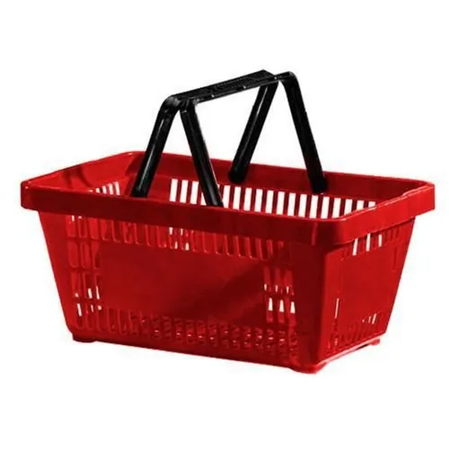 Cesta de compras Plástica vermelha 18 litros *nova embalada