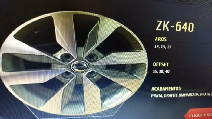 Roda aro 15 VW Gol G6 Neymar grafite com diamantado 4X100