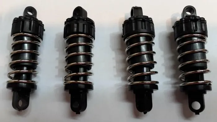 4 x amortecedores p/ automodelismo 1/10 tamiya original