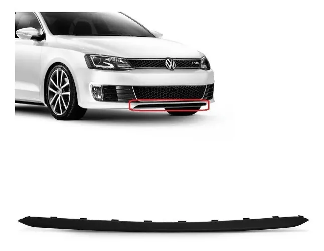 Spoiler Inferior Parachoque Dianteiro Jetta GLI 2011 a 2015