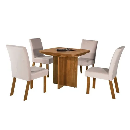 Mesa Buzios C/4cad Buzios 0,90x0,90 - Frete Grátis - 10x S/ Juros - Receba Hoje