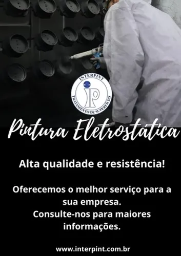 Serviços de pintura eletrostática a pó
