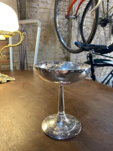 Taça Espessurada em prata - Eberle. 