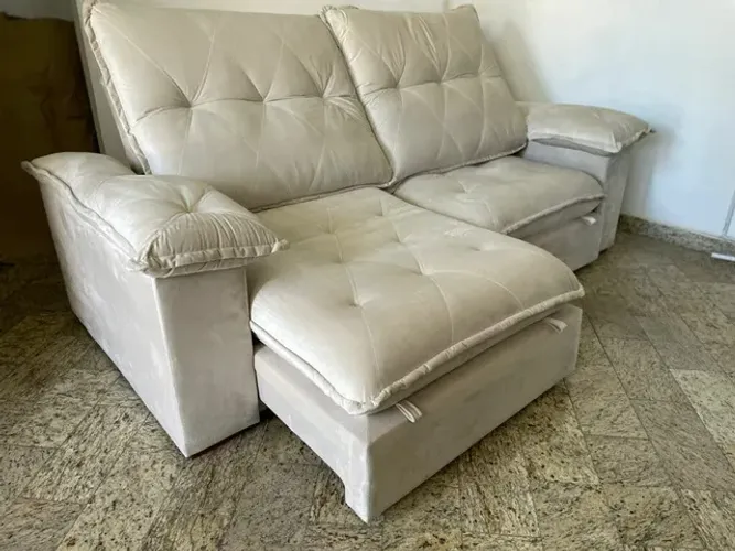 SOFÁ RETRÁTIL RECLINÁVEL MOLAS ENSACADAS E MOLAS BONNEL!!! TO986