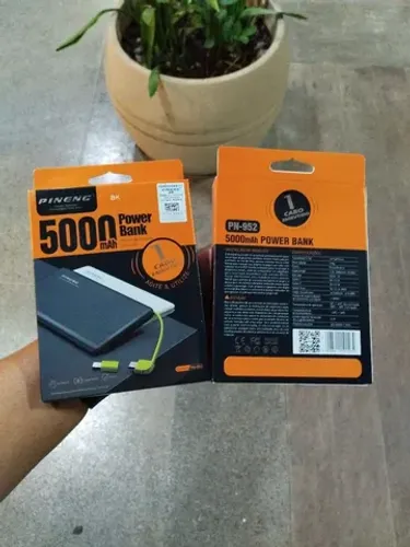 Carregador portátil Peining original 5.000 mah 2 cargas completas