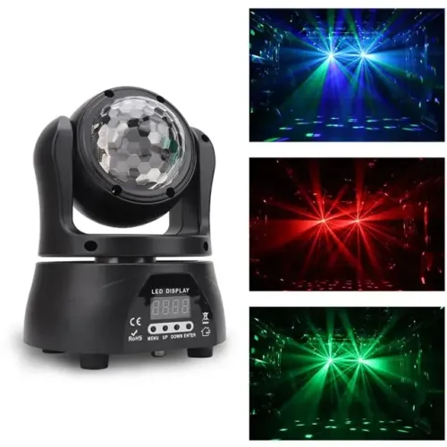 Mini Moving Double Face 3x1 Led Laser Dmx