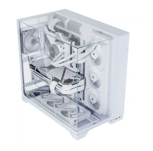 Gabinete Gamer Lian Li O11 Vision, Mid Tower, Vidro Temperado, E-ATX, White