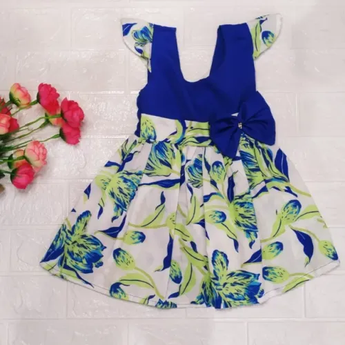Vestido Rodadoo Estampado Infantil Veste 1 E 2 Anos