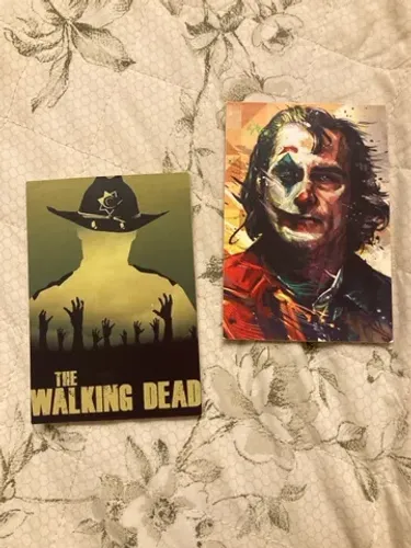 Dupla Quadrinhos mdf coringa e the walking dead