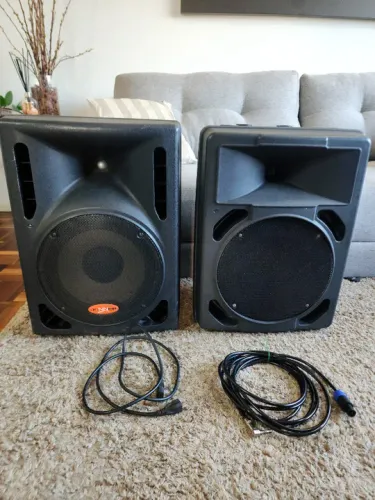 Par de caixas 12"- donner clarity 200 com USB - caixa ativa