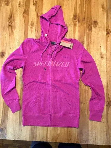 Moletom Specialized Rosa com capuz tamanho M