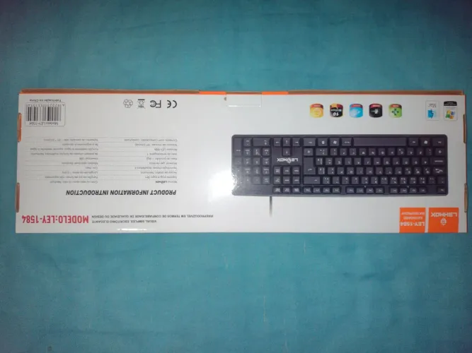 Teclado USB novo na caixa de estoque 