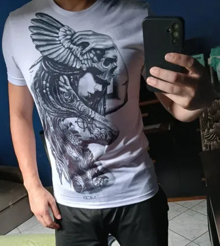 Camiseta MCD ORIGINAL com estampa de caveira SÓ VENDO NO PIX A VISTA WhatsApp *