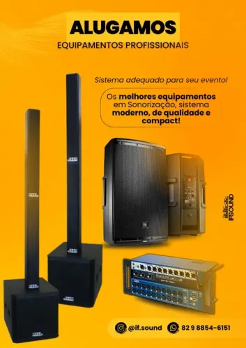Alugamos som para eventos!