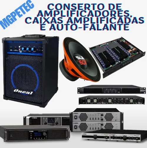 Conserto de Amplificadores, Caixas Amplificadas e Auto-falante