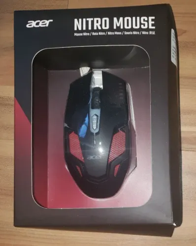 Mouse Gamer Acer Nitro - 7200dpi - 6 Botões - Led - Nmw200